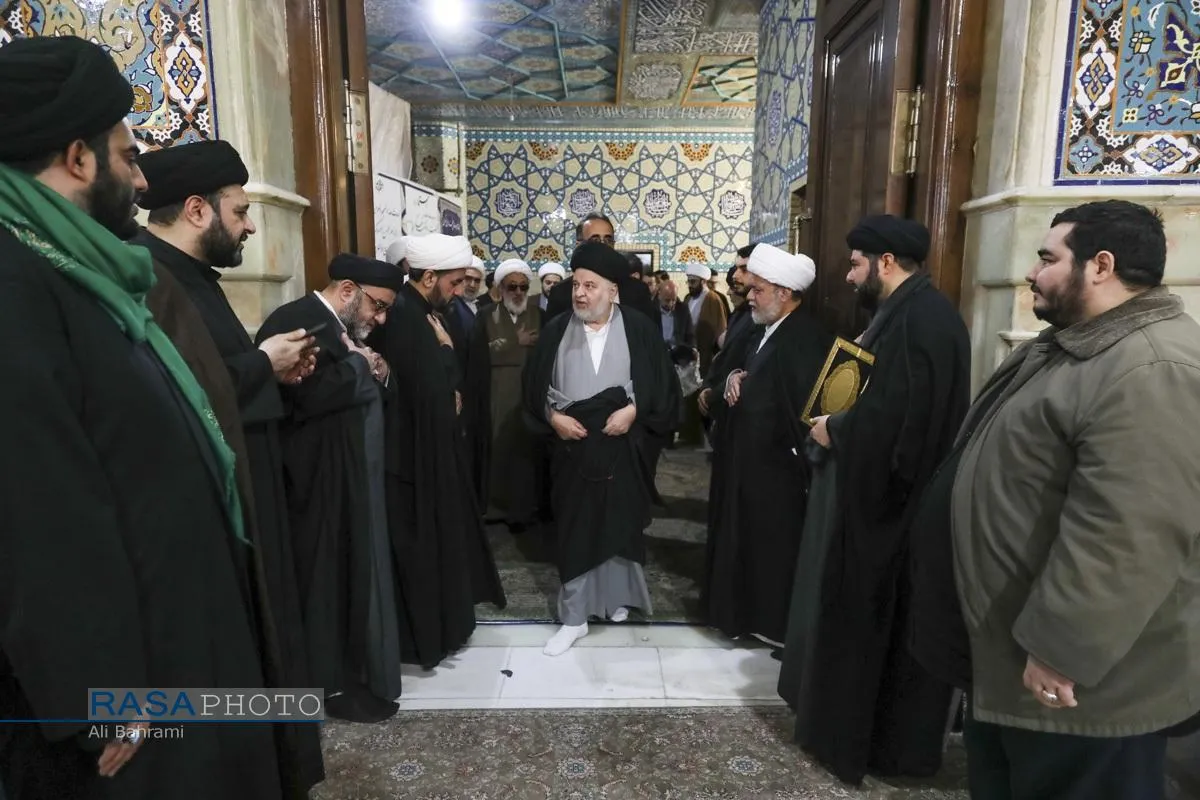 تشییع پیکر آیت الله سیدهادی حسینی سیستانی برادر حضرت آیت&zwnj;الله سید علی سیستانی