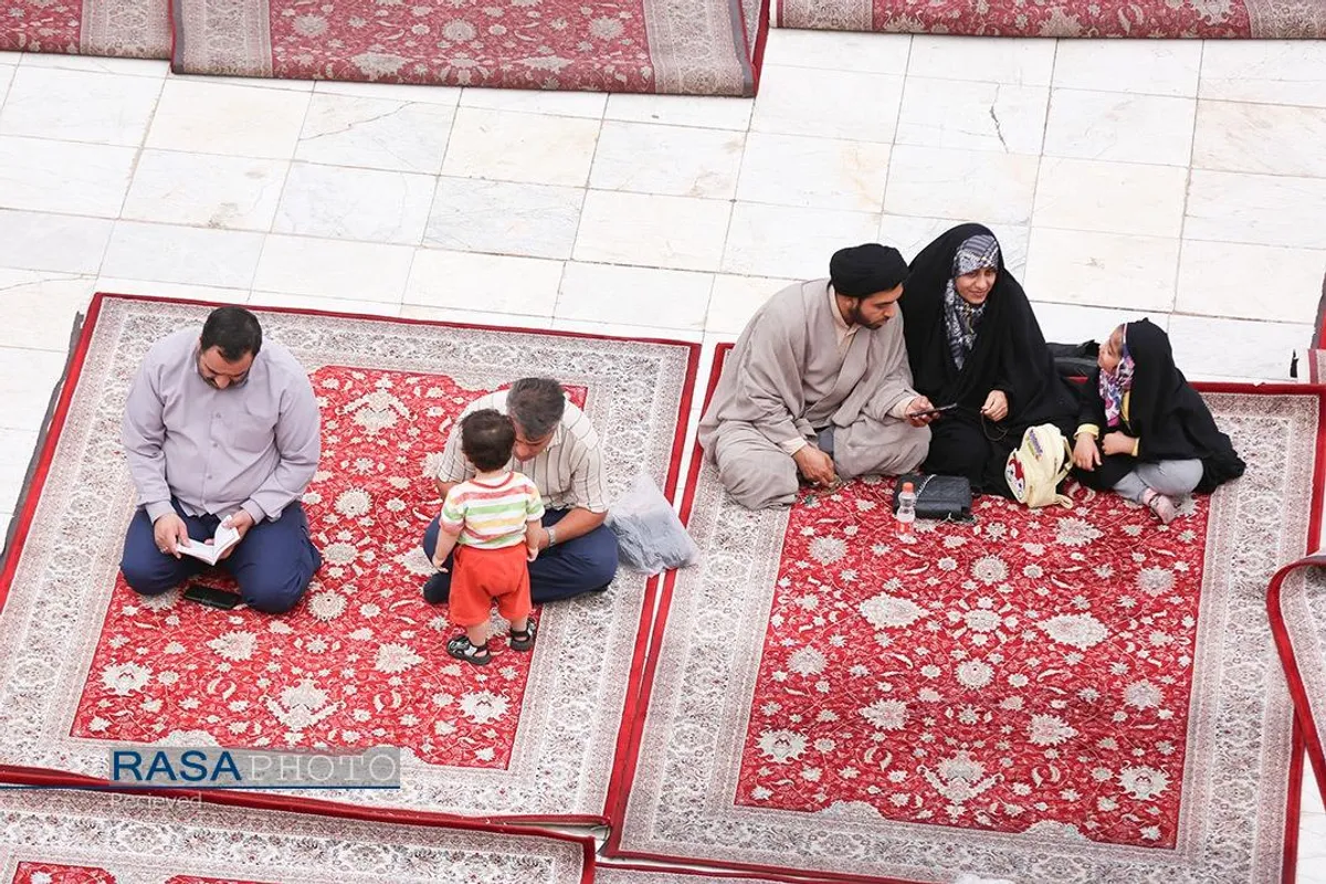 مراسم قرائت دعای عرفه امام حسین (ع) در مسجد جمکران