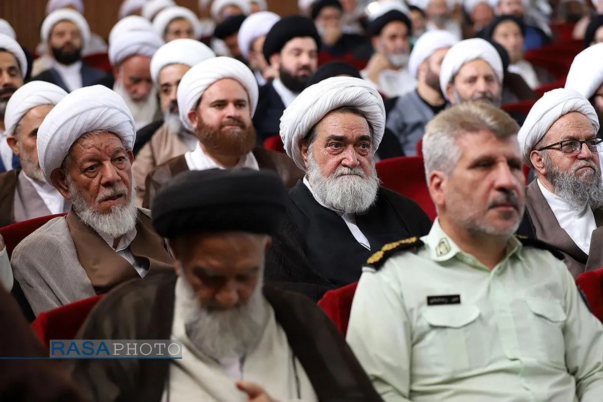 گردهمایی اساتید سطوح عالی و خارج حوزه علمیه قم با حضور سردار حاجی زاده