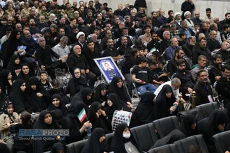 مراسم چهلم شهدای اقتدار و چهارمین یادواره شهدای جانباز استان قم
