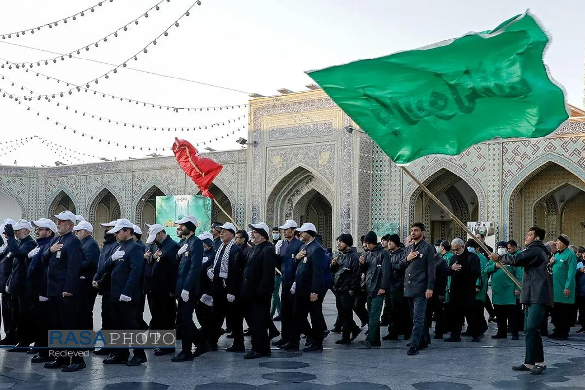 عزاداری روز شهادت حضرت صدیقه کبری (سلام&zwnj;الله&zwnj;علیها) در حرم مطهر رضوی