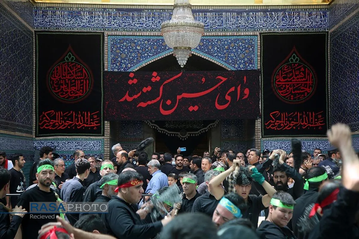 عزاداری روز عاشورا در حرم مطهر کریمه اهلبیت (علیهم&zwnj;السلام)