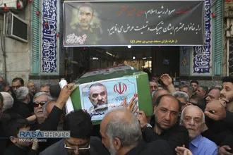 تشییع پیکر پاک سرلشکر شهید حاج محمدحسن محققی در تهران