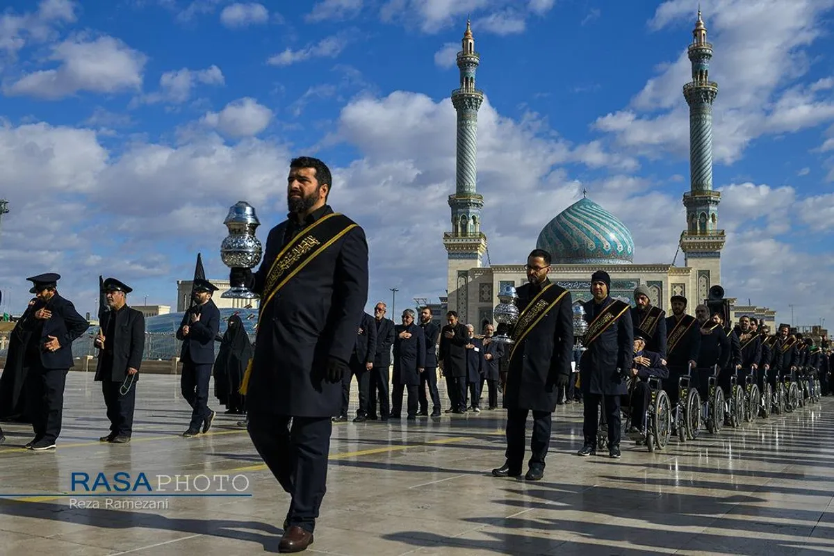 عزاداری روز شهادت حضرت امام موسی کاظم (علیه&zwnj;السلام) در حرم بانوی کرامت