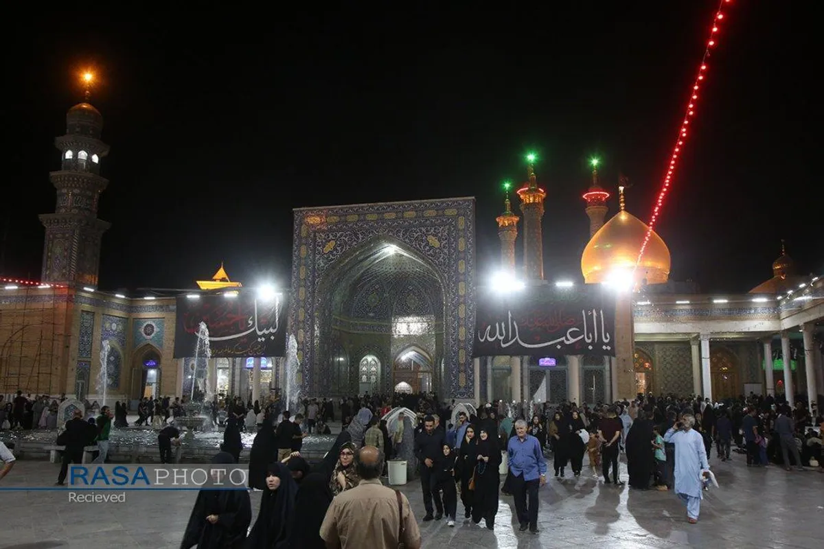 عزاداری شب شهادت امام رئوف (ع) در حرم کریمه اهلبیت (ع)