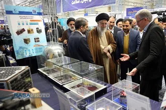 بازدید مقام معظم رهبری از نمایشگاه توانمندی&zwnj;های تولید داخلی