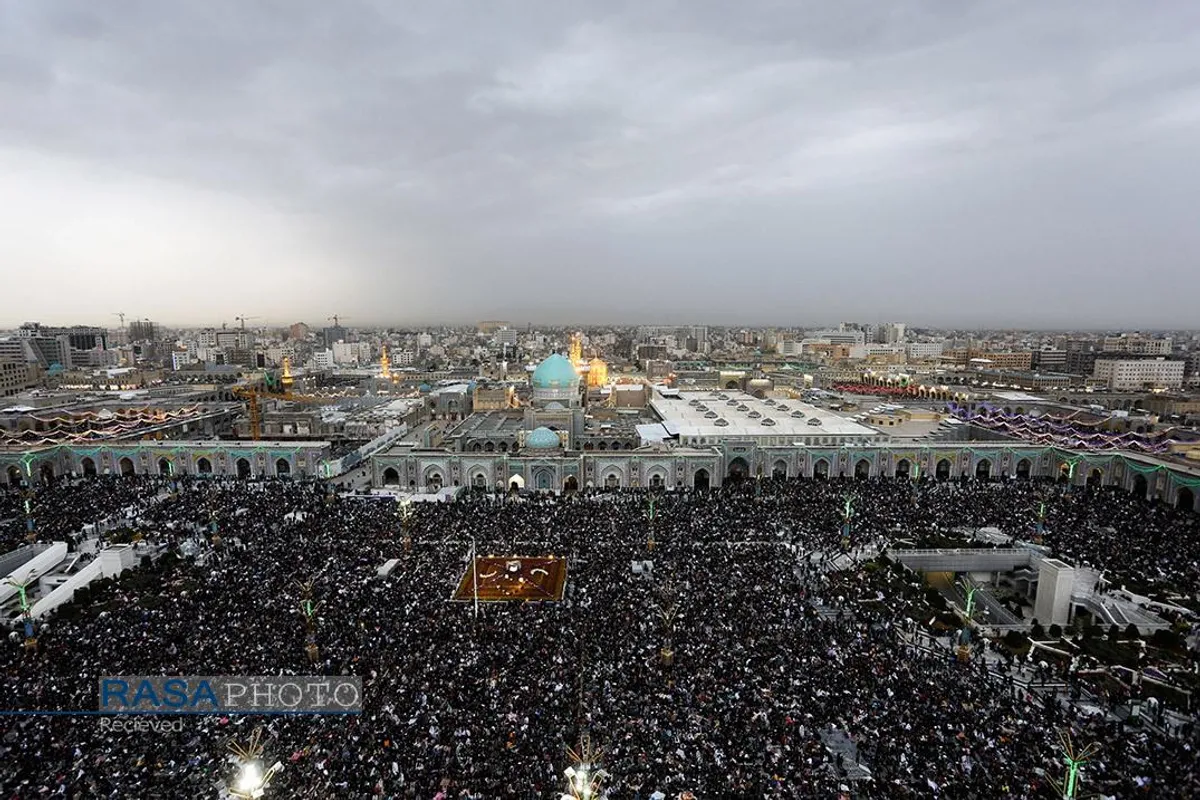 مراسم تحویل سال ۱۴۰۳ در حرم مطهر رضوی