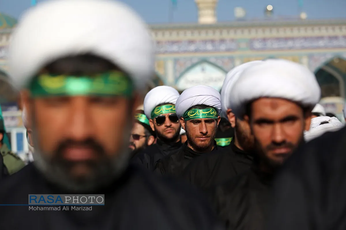 صبحگاه مشترک نیرو&zwnj;های مصلح با عنوان بیعت با امام زمان (عج) با حضور سردار باقری فرمانده کل نیرو&zwnj;های مصلح و حجت الاسلام والمسلمین رحیمیان