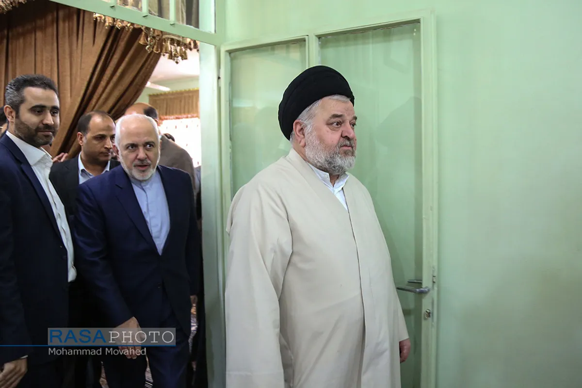 دیدار ظریف وزیر امور خارجه با علما و مراجع تقلید در قم