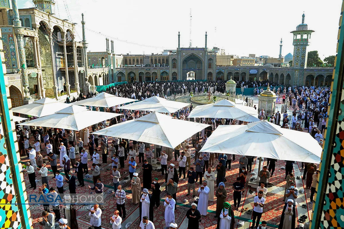 اقامه نماز عید سعید قربان در قم به امامت آیت الله سعیدی