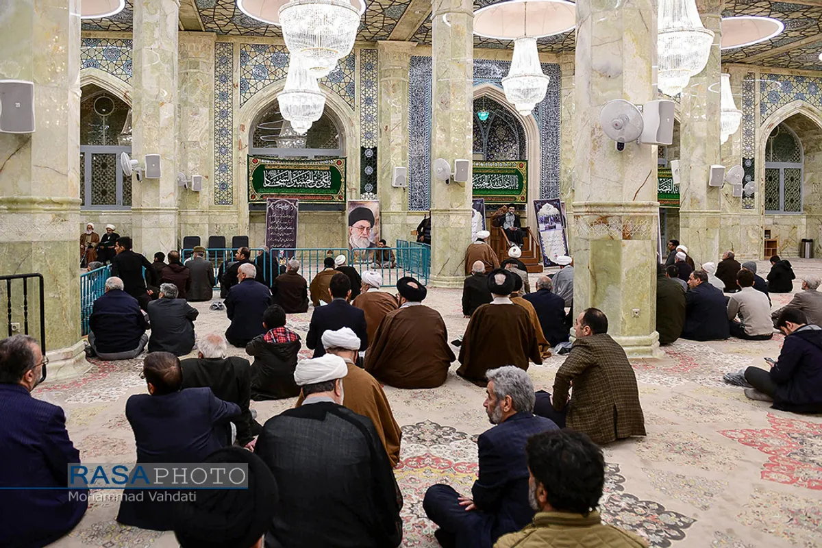 مراسم ختم همسر شهید آیت&zwnj;الله مطهری در قم
