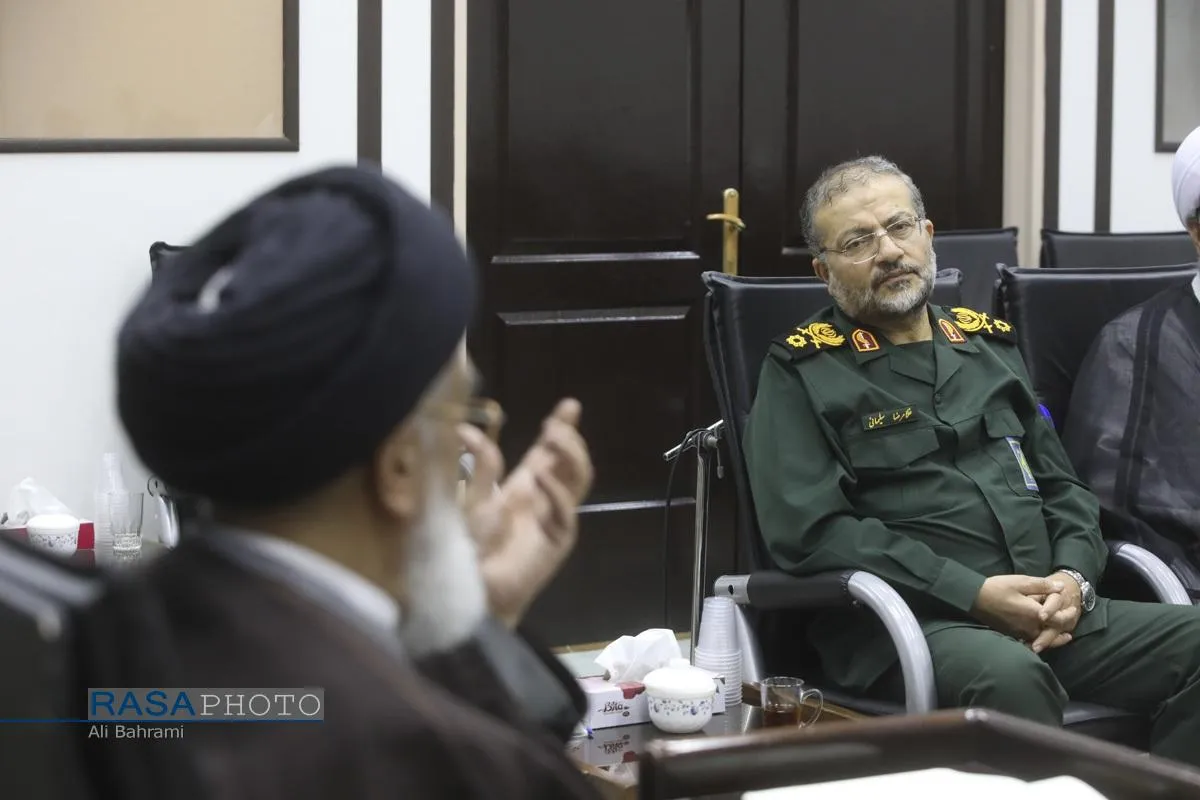 دیدار رئیس سازمان بسیج مستضعفین با مراجع تقلید و علما در قم