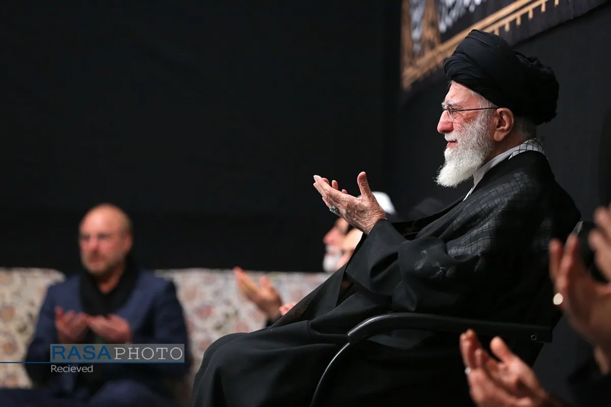 دومین شب مراسم عزاداری حضرت اباعبدالله الحسین (علیه&zwnj;السلام) با حضور رهبر انقلاب