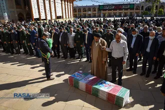 تشییع پیکر شهید &laquo;محمد علیپور اصطهباناتی&raquo; پس از ۳۸ سال در شیراز