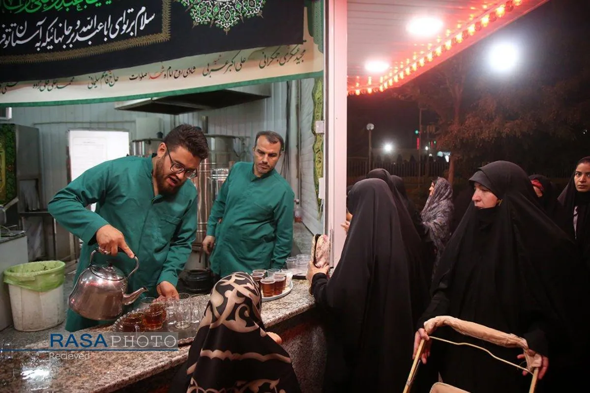 عزاداری شب شهادت امام رئوف (ع) در حرم کریمه اهلبیت (ع)