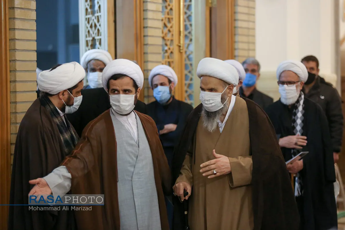 مراسم بزرگداشت هفتمین شب ارتحال علامه مصباح یزدی در حرم کریمه اهلبیت (ع)