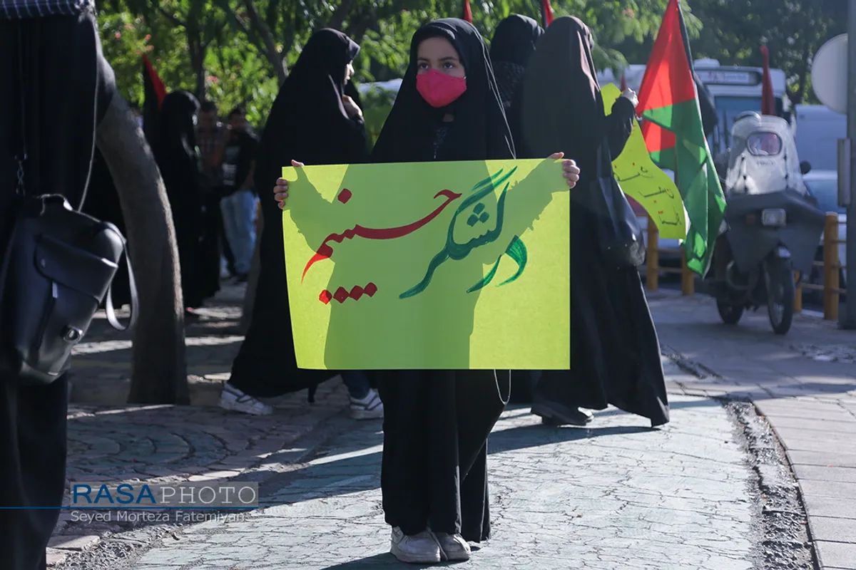 تجمع تعدادی از دانشجویان مشهد در حمایت از مردم مظلوم غزه
