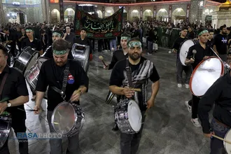 عزاداری شب تاسوعای حسینی در حرم کریمه اهلبیت (س)
