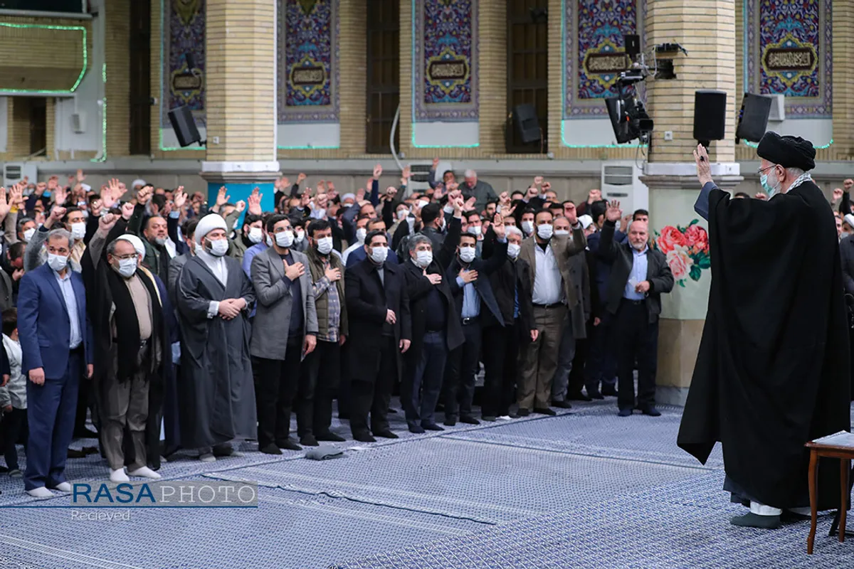 دیدار مداحان اهل&zwnj;بیت (علیهم&zwnj;السلام) با مقام معظم رهبری