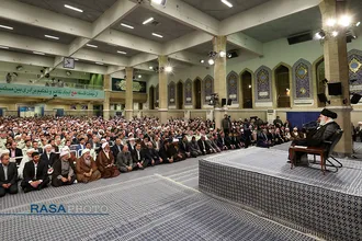 دیدار دست اندرکاران و کارگزاران حج با مقام معظم رهبری