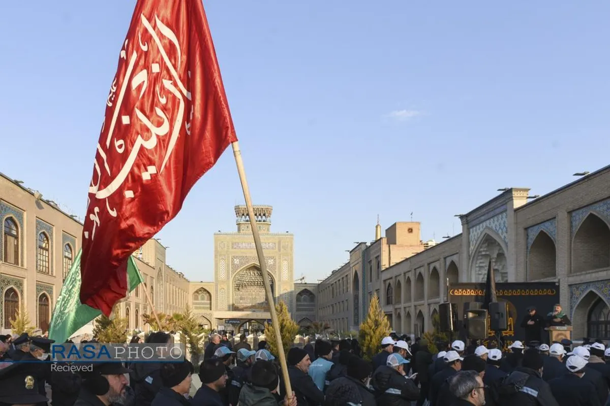 عزاداری روز شهادت حضرت امام موسی بن جعفر (علیه&zwnj;السلام) در حرم مطهر رضوی