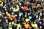 راهپیمایی کالسکه ای پدر و مادرها با عنوان "امید آینده"