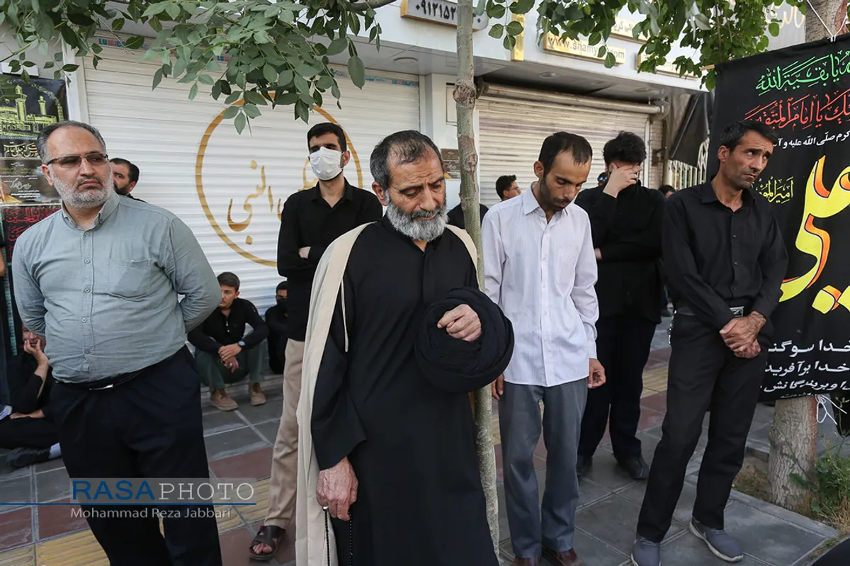 عزاداری روز شهادت حضرت امیرالمومنین علی (علیه السلام) با حضور حضرت آیت الله وحید خراسانی