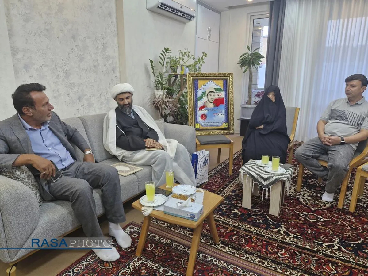دیدار مدیرعامل خبرگزاری رسا با خانواده طلبه شهید ابراهیمی