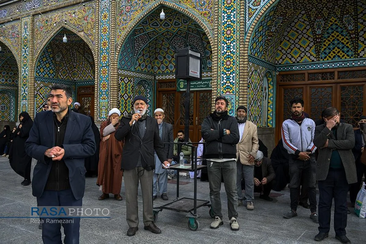 عزاداری روز شهادت حضرت امام موسی کاظم (علیه&zwnj;السلام) در حرم بانوی کرامت