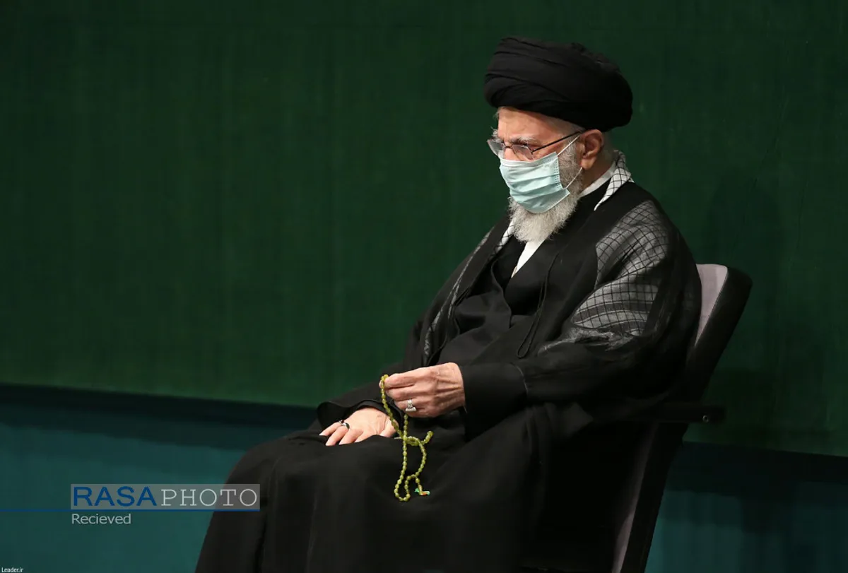 عزاداری اربعین حسینی هیئت&zwnj;های دانشجویی در حسینیه امام خمینی (ره) با حضور مقام معظم رهبری