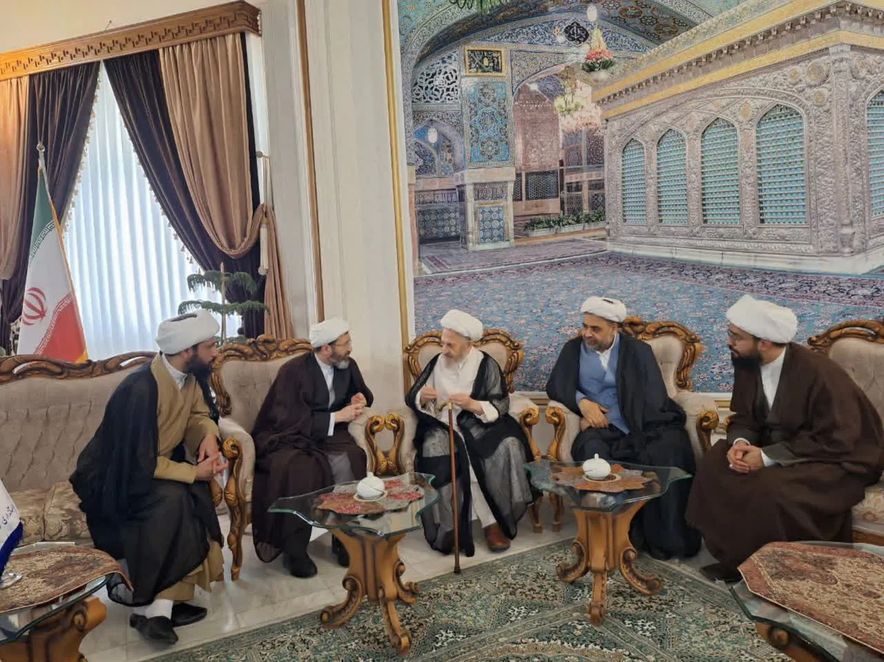 پایان سلسله جلسات علمی آیت الله سبحانی در دارالعلم