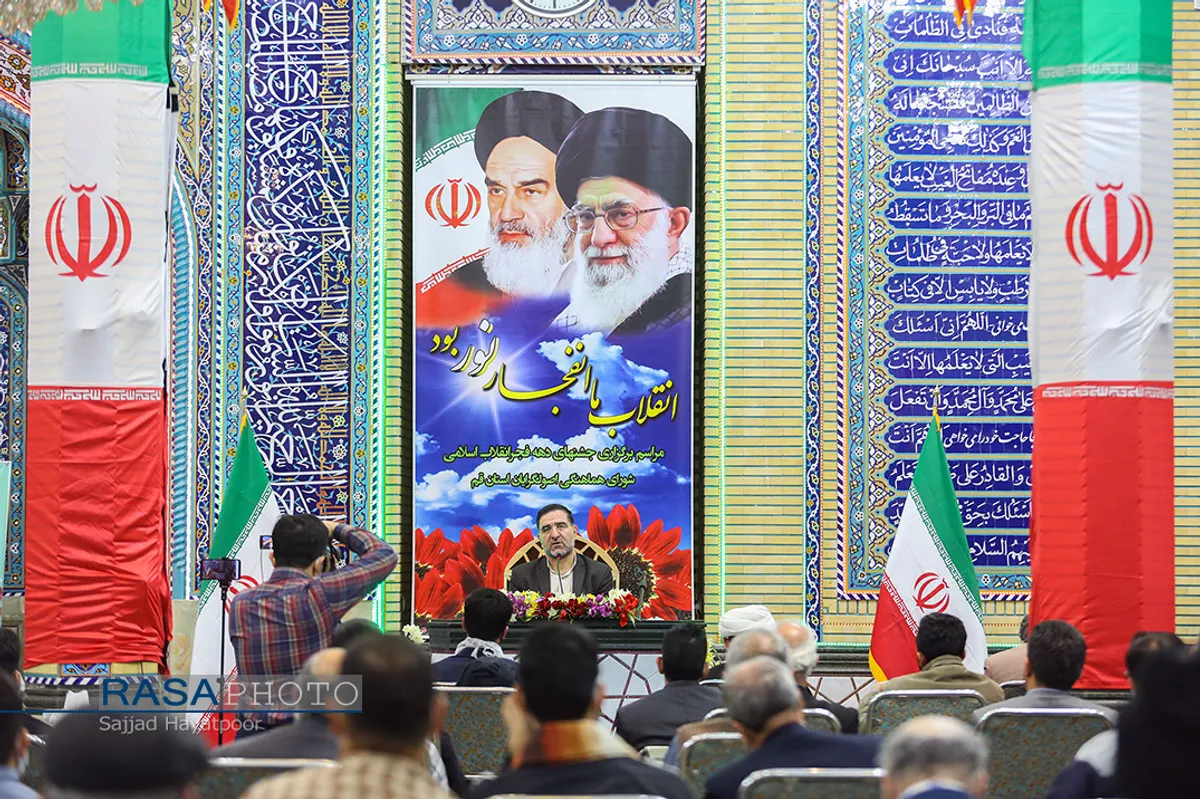 سخنرانی احمد امیرآبادی عضو هیأت رییسه مجلس شورای اسلامی در جشن ویژه دهه فجر