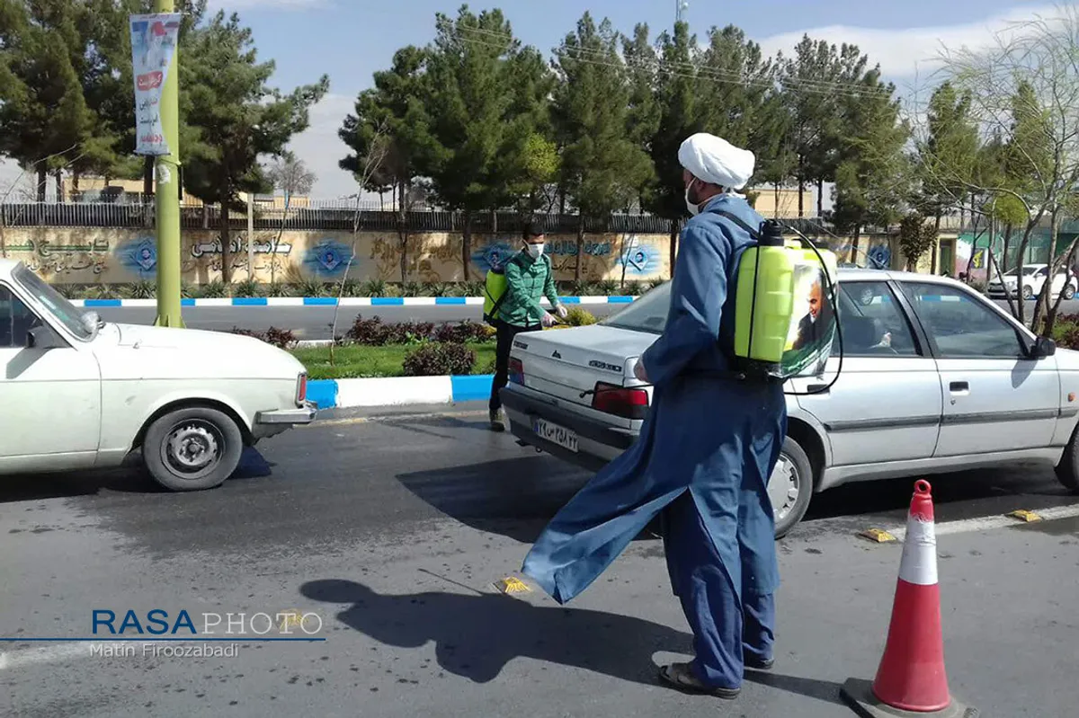 فعالیت طلاب جهادی اصفهان در مقابله با ویروس کرونا