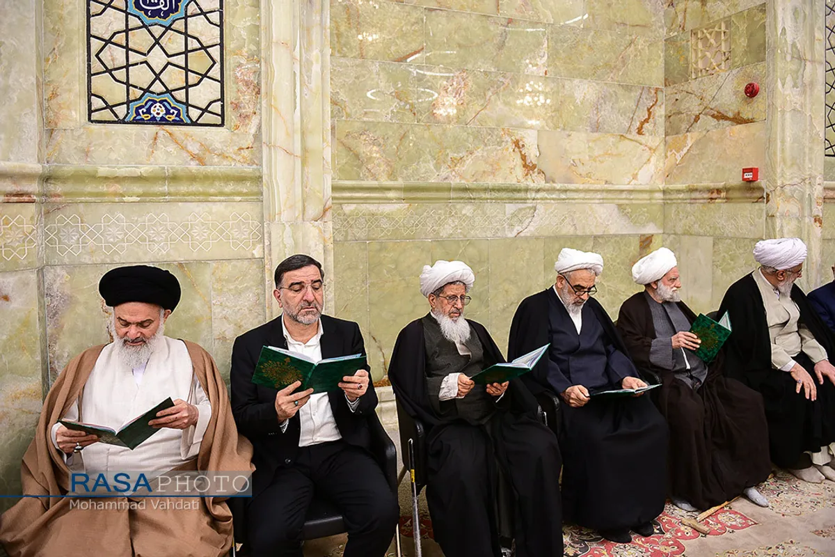 مراسم ختم همسر شهید آیت&zwnj;الله مطهری در قم