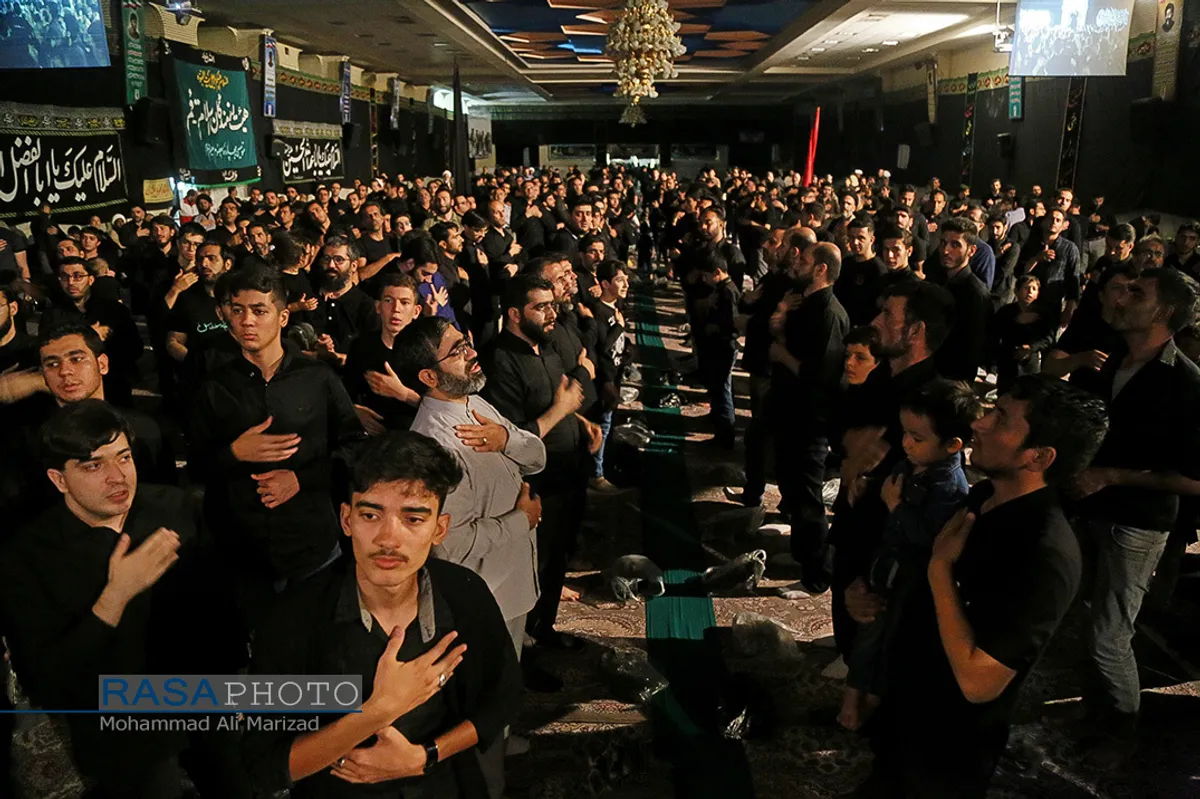 عزاداری هیئت رزمندگان اسلام در قم