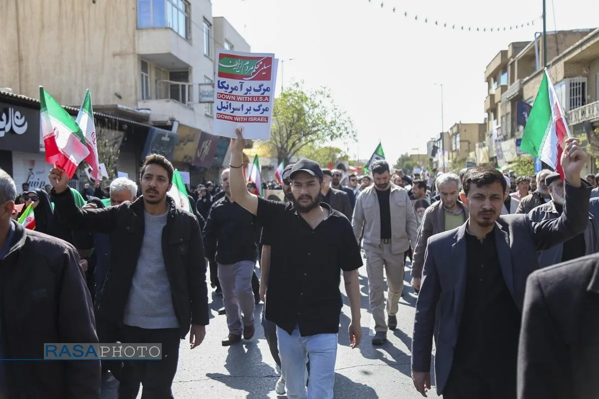 راهپیمایی مردم قم در محکومیت تجاوز آمریکا و رژیم صهیونیستی به کشور
