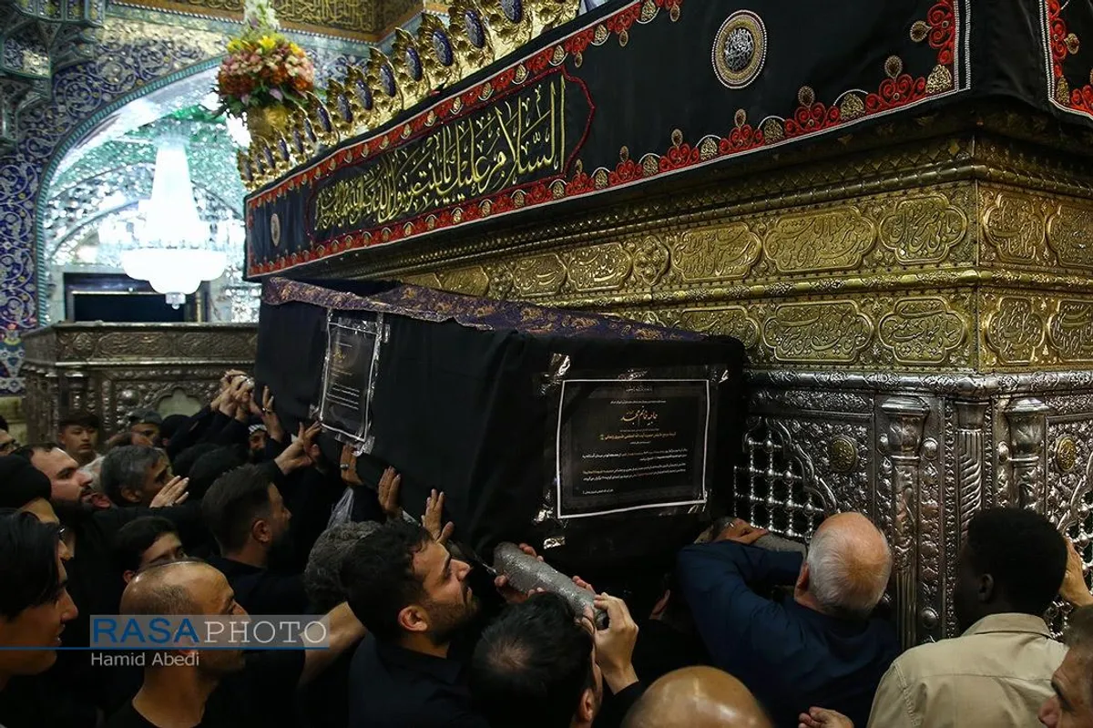 تشییع همسر آیت الله شبیری زنجانی