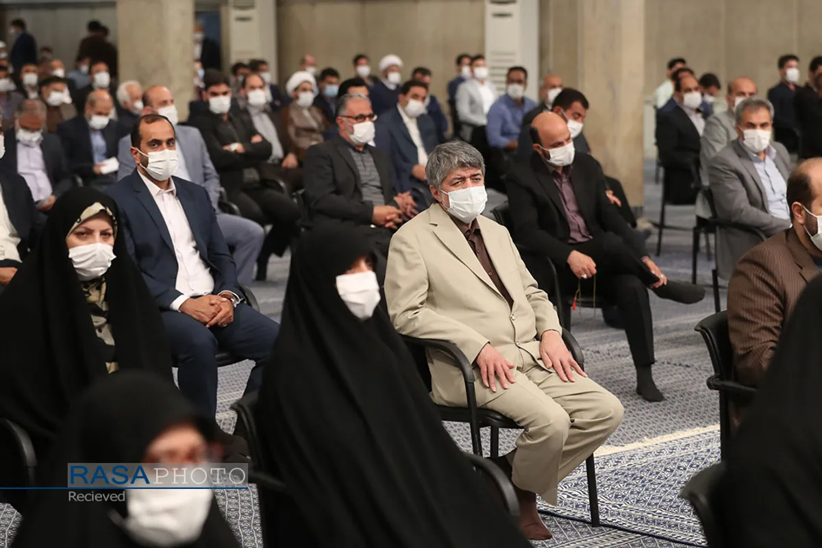 دیدار جمعی از معلمان با مقام معظم رهبری