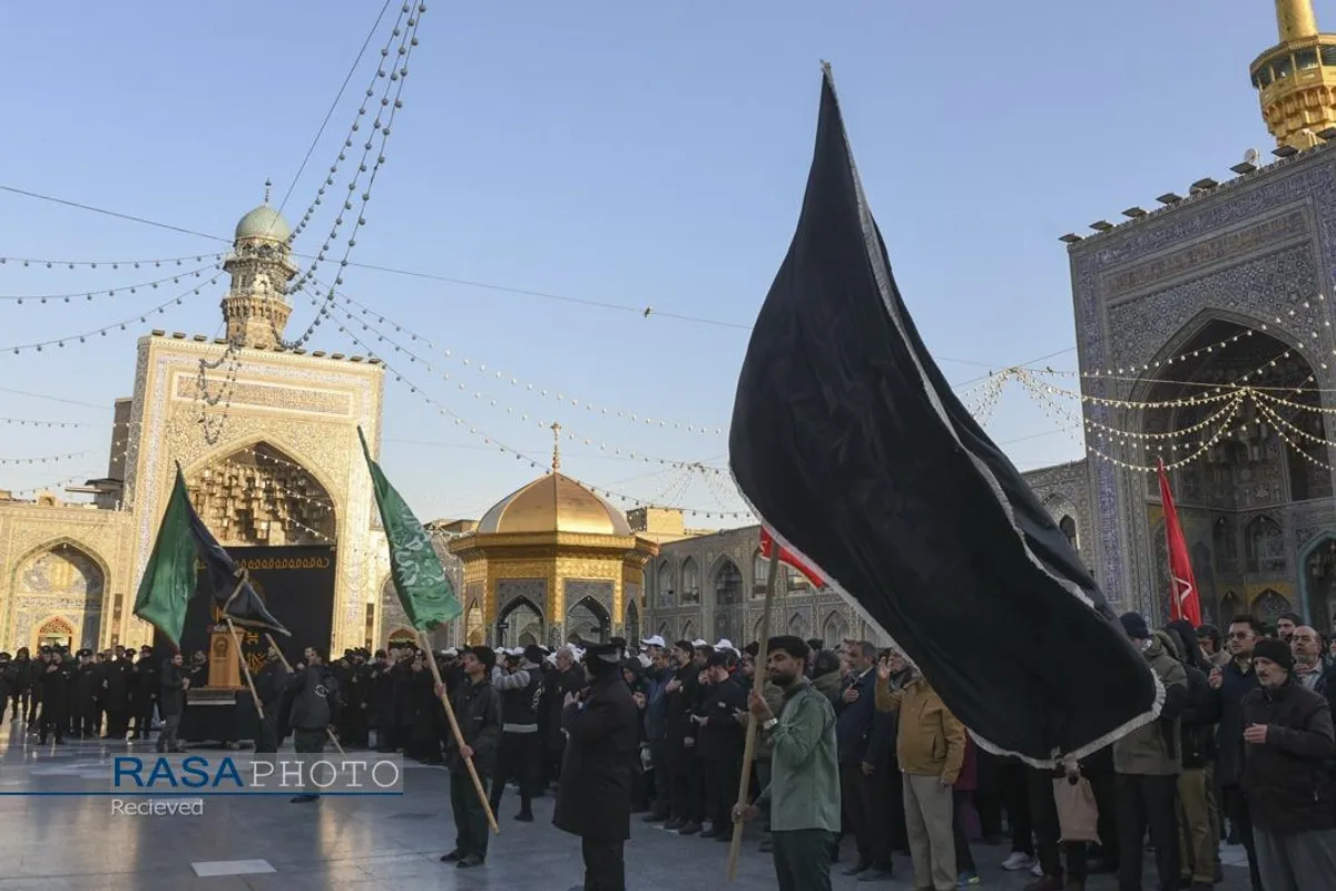 عزاداری روز شهادت حضرت امام موسی بن جعفر (علیه&zwnj;السلام) در حرم مطهر رضوی