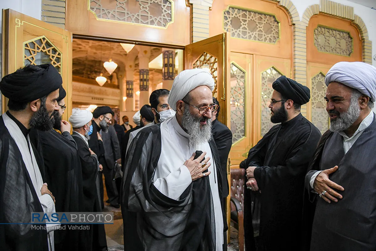 مراسم چهلمین روز ارتحال آیت الله علوی گرگانی
