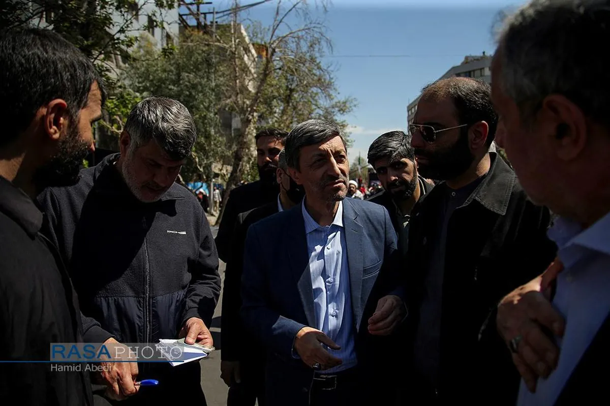 راهپیمایی حماسی و تشییع شهدای راه قدس مردم تهران