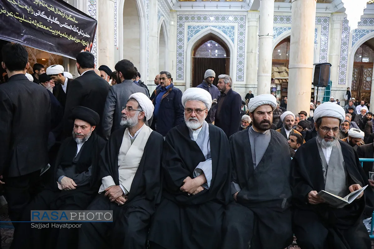 مراسم بزرگداشت بیست و هفتمین سالگرد رحلت آیت الله گلپایگانی&lrm;
