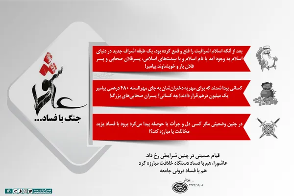 عاشورا؛ جنگ با فساد