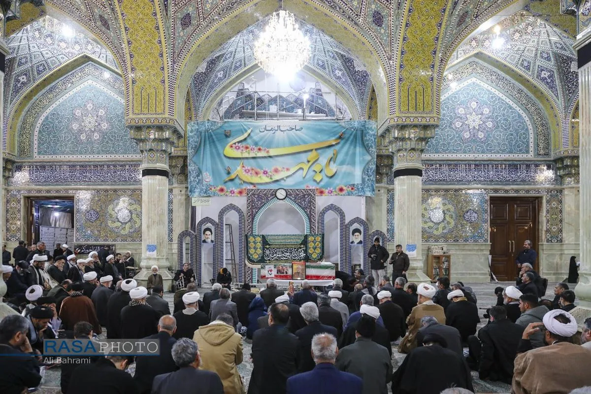 مراسم تشییع پیکر شهید حجت الاسلام محسن مهدوی کلاته