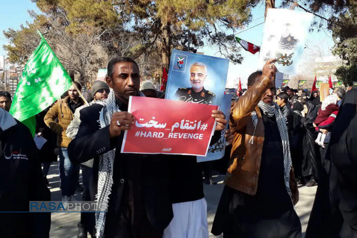 تشییع باشکوه سپهبد شهید حاج قاسم سلیمانی در کرمان