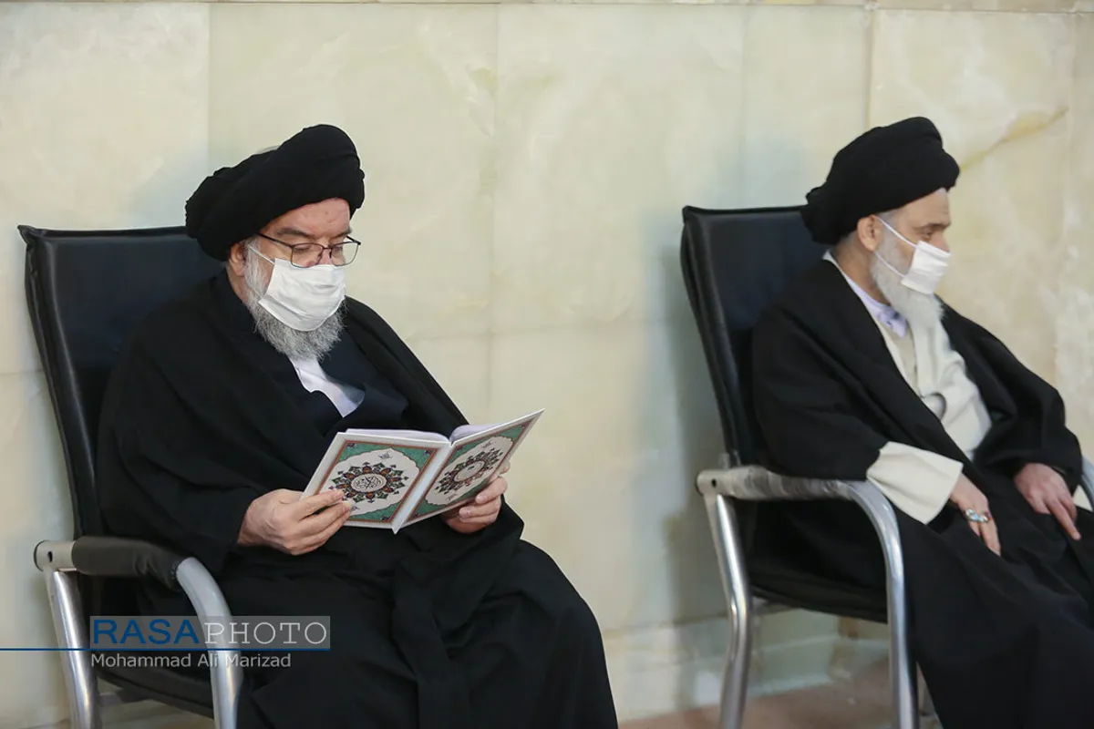 مراسم بزرگداشت هفتمین شب ارتحال علامه مصباح یزدی در حرم کریمه اهلبیت (ع)