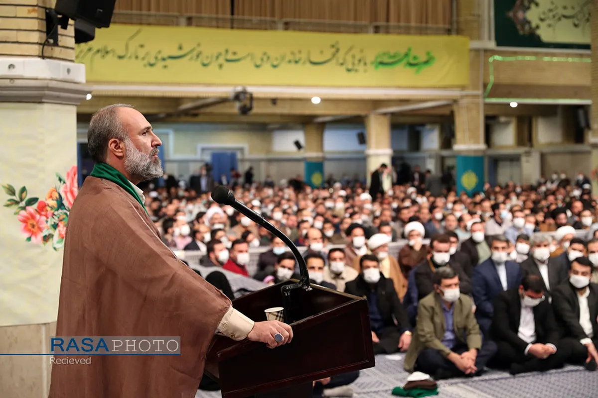 دیدار مداحان اهل&zwnj;بیت (علیهم&zwnj;السلام) با مقام معظم رهبری