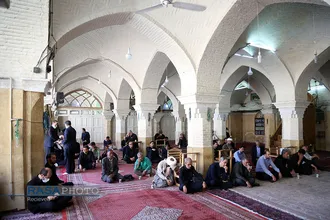 دسته عزای خادمان حرم حضرت معصومه (س) در روز شهادت امام جواد (علیه&zwnj;السلام)