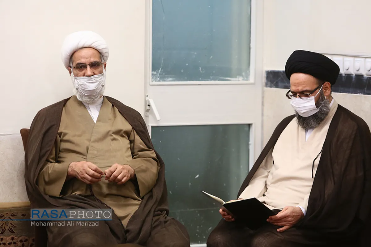 مراسم چهلمین روز ارتحال حضرت آیت الله صافی از سوی حضرت آیت الله مکارم شیرازی