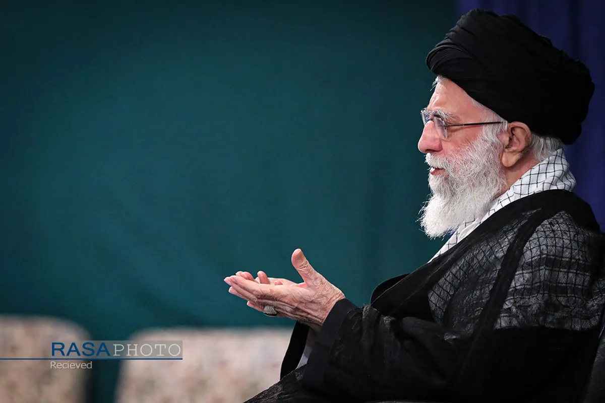 آخرین شب مراسم عزاداری حضرت اباعبدالله الحسین (علیه&zwnj;السلام) با حضور رهبر انقلاب